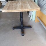 Table bistrot bois vintage