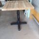 Table bistrot bois vintage