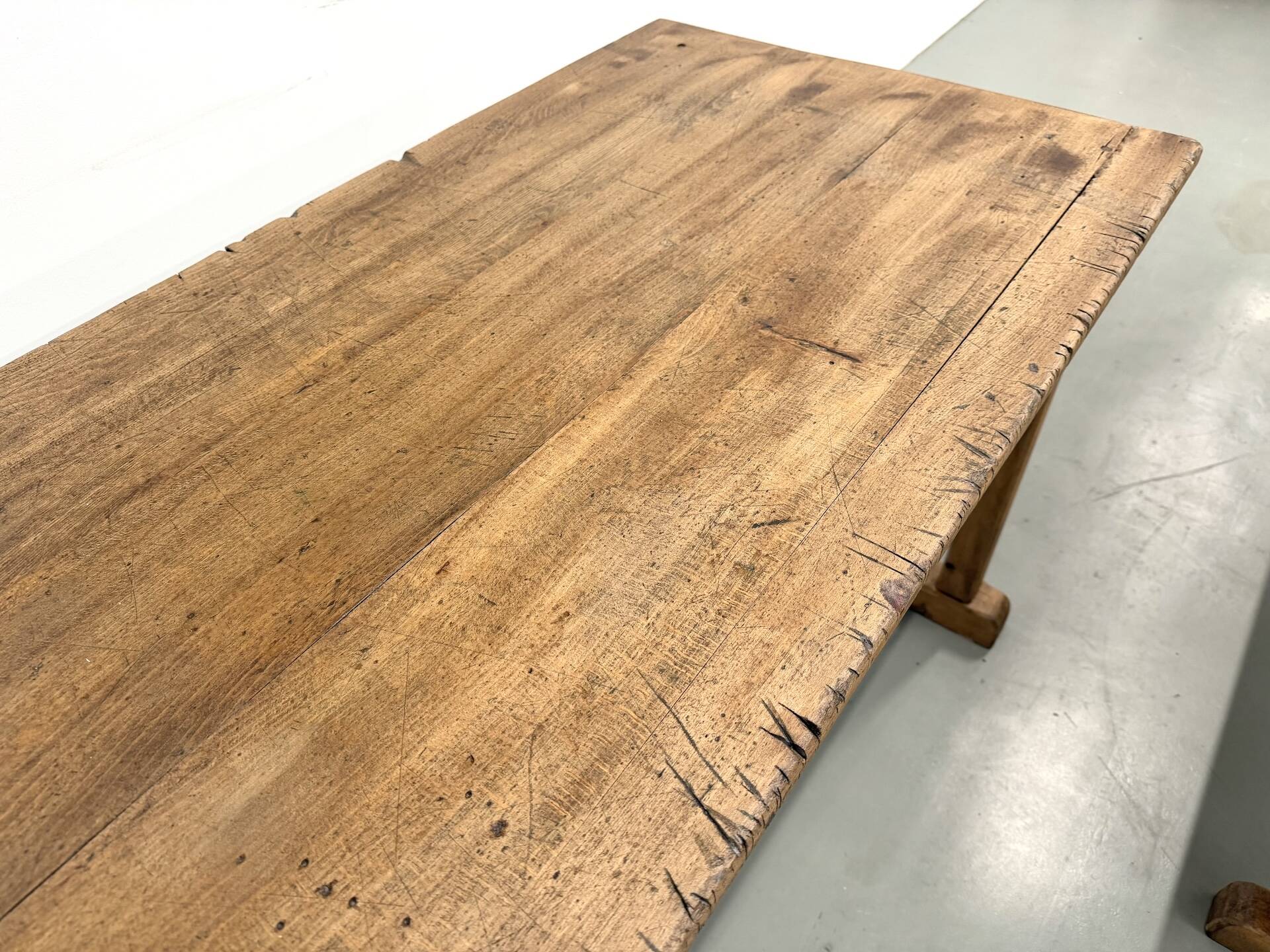 Pair of Vintage Community Tables in Solid Beech
