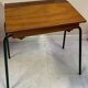 Bureau d’écolier pliant bois et métal