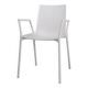 21th Century white design chair with armrests, Belgium