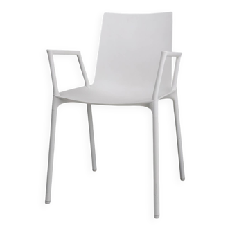 21th Century white design chair with armrests, Belgium