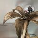Golden palm lamp from the 70s