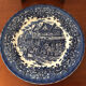 Assiette Royal Tudor Ware Hand engraver by WN Mellor Made in England