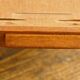 Art deco tray in solid teak