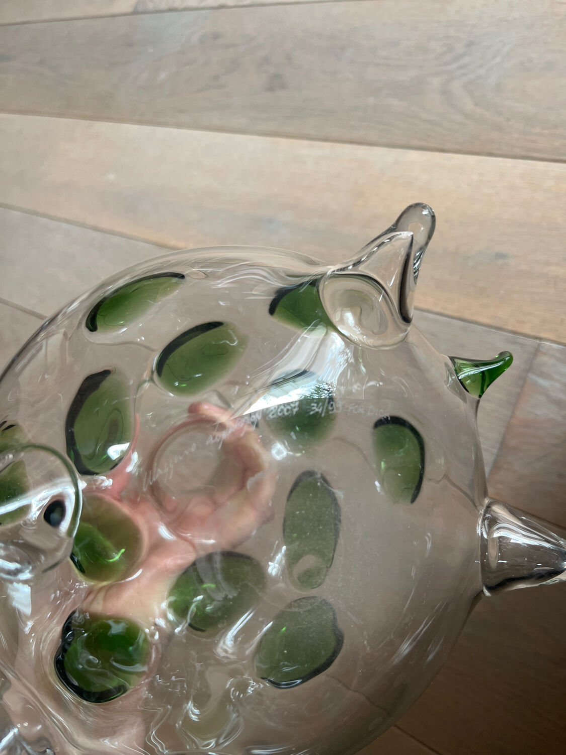 Dior Turtle Carafe signed