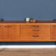 Retro teak 1960s avalon long mid century sideboard