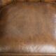 English cowhide leather Chesterfield 2-seater sofa in a luxurious colour
