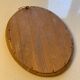 vintage rattan mirror