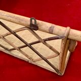Rattan wall shelf