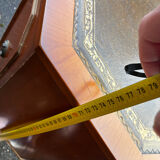 Vintage octagonal bar cabinet – leather top – Art Deco style – years