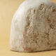 Abstract sculpture stone pink marble contemporary signed