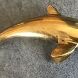 Dolphin vintage solid brass - animal collection brass 12,5 cm