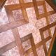 Table basse en noyer et marbre italien