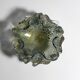 Silver leaf particles ash tray by Barovier Toso Murano