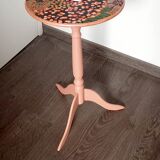 Old redesigned pedestal table