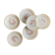Lot de 6 assiettes à dessert vintage Termocrisa