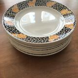 Art Deco flat plates