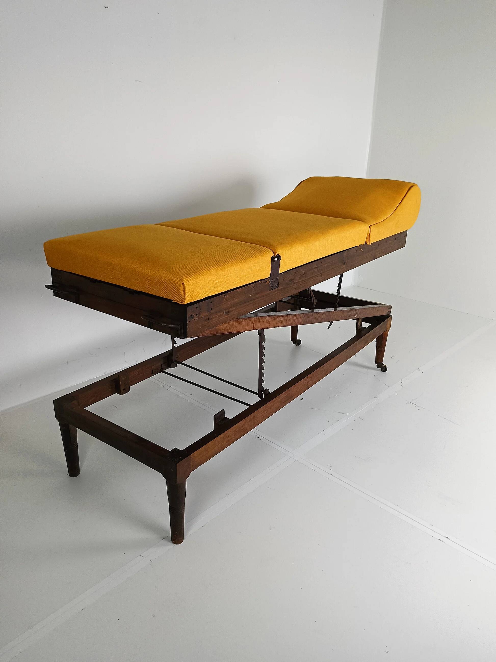 Antique English military hospital bed