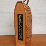 Wicker bottle basket 'Fauchon'