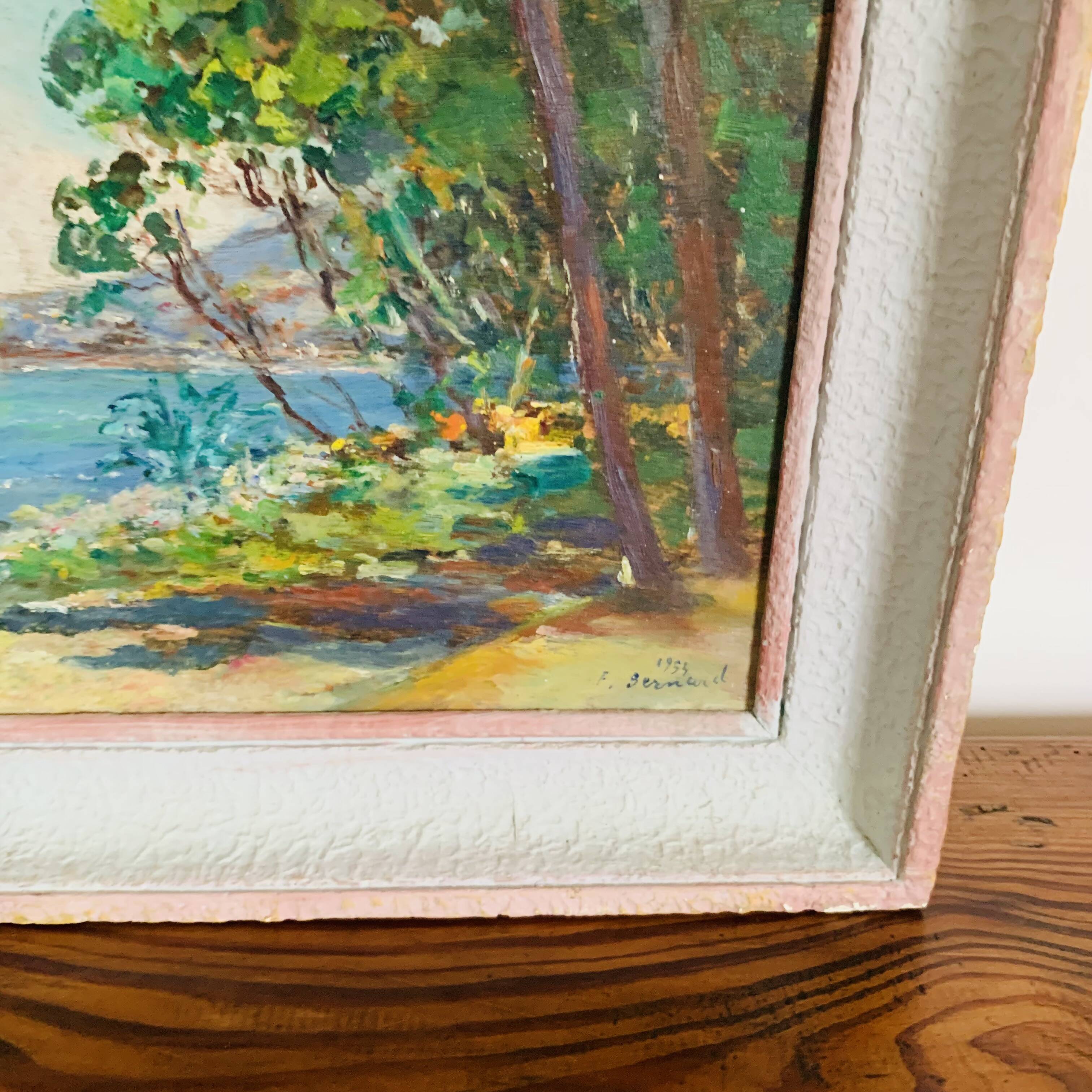 “Sea View” painting from the 1950s