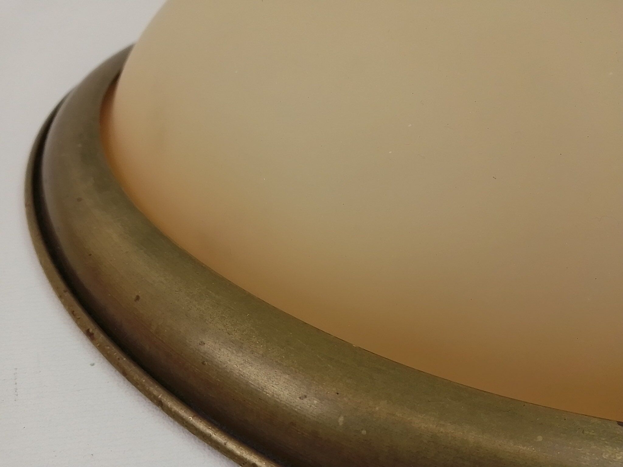 Round chandelier in glass and brass diameter 40cm