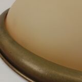 Round chandelier in glass and brass diameter 40cm