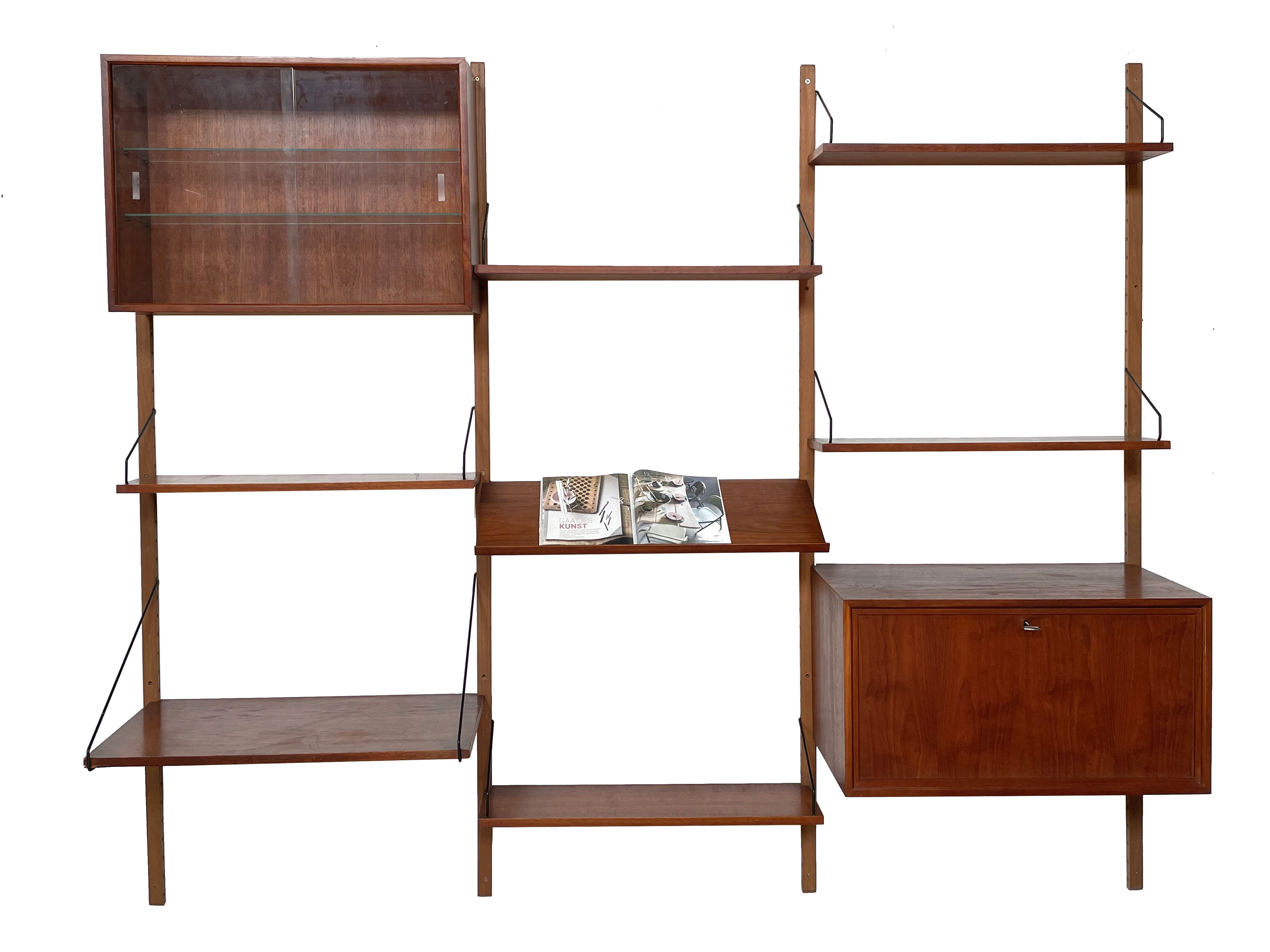 Vintage Poul Cadovius Royal System wall system wall unit