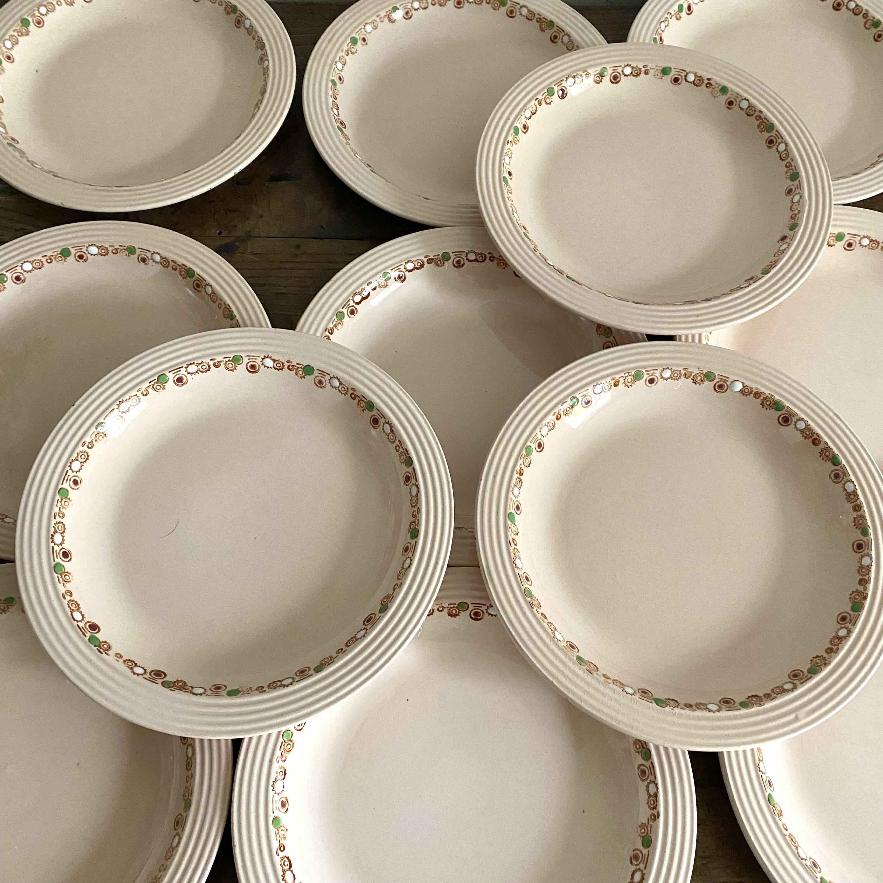 Longwy Betty model soup plates