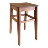 Solid oak workshop stool - 1950s