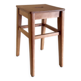 Tabouret d'atelier en chêne massif - années 50