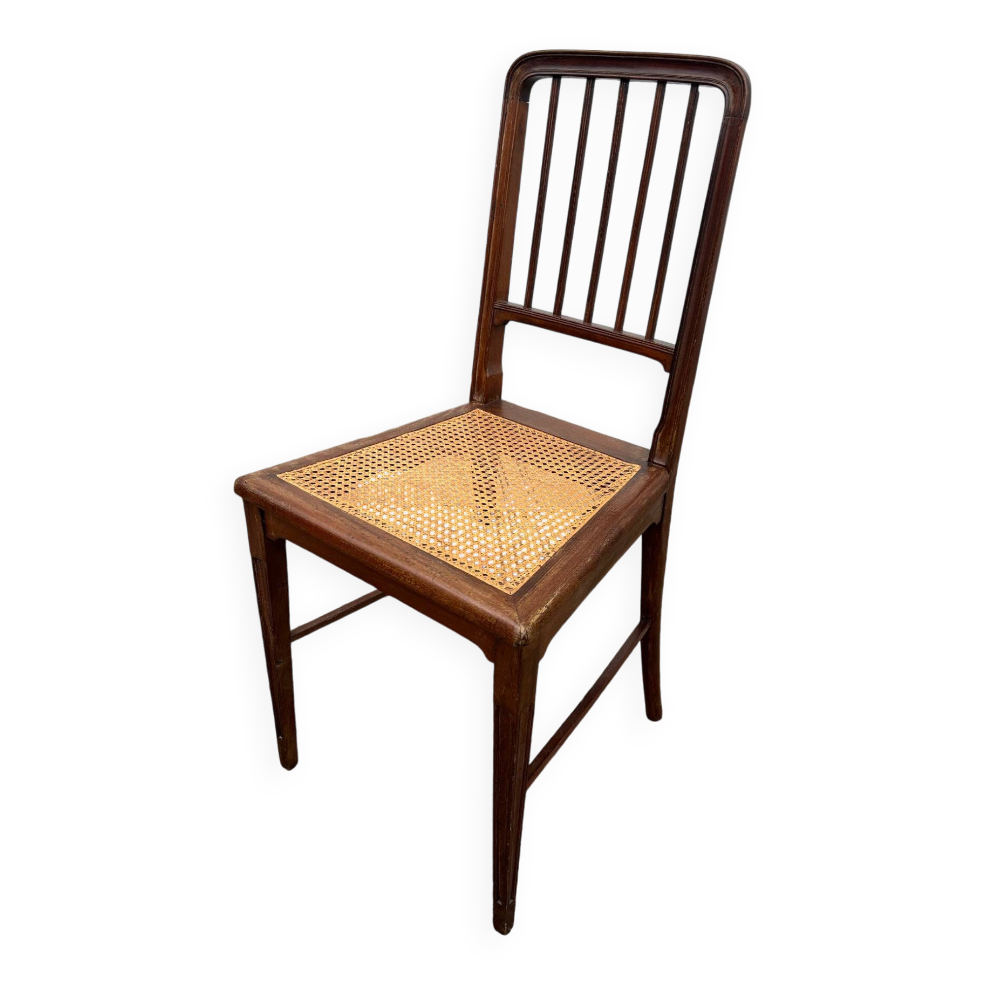 caned chair 1900
