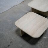 Coffee tables in travertine