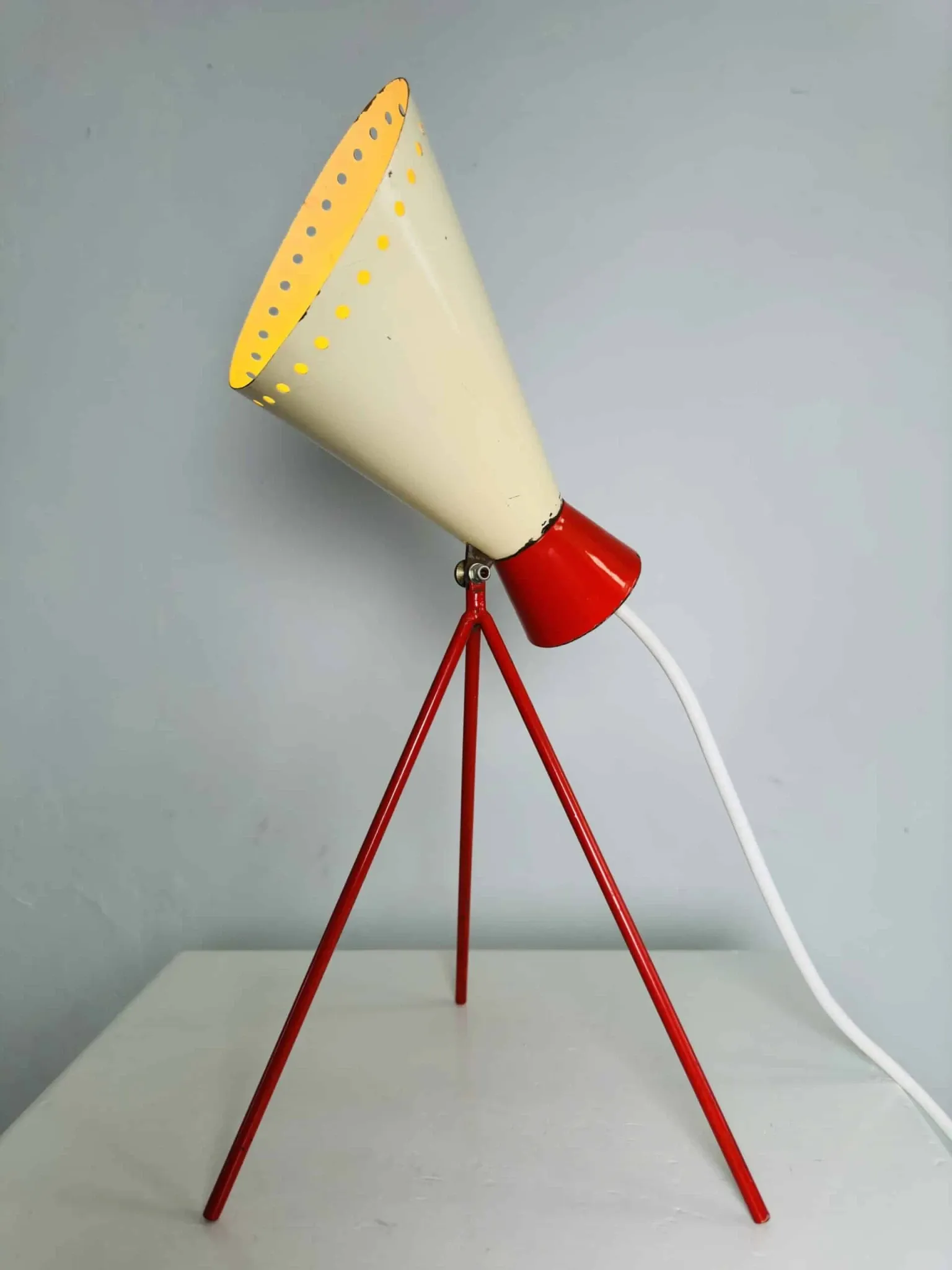 Model 1618 Desk Lamp By Josef Hurka For Napako, Czechoslovakia, 1954