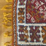 Vintage polychrome wool rug