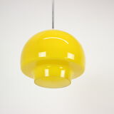 Suspension en verre du milieu du siècle, années 1960
