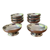 Set of 8 ice cream bowls
