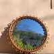 Rattan mirror by Franco Albini