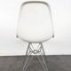 Vitra Eames DSR chair with grey upholstery