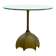 Bronze and Glass Side Table by Jan Des Bouvries for Quasar Holland 1990s