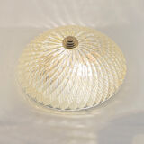 Large ice glass ceiling lamp, Massive, Germany, 1970s