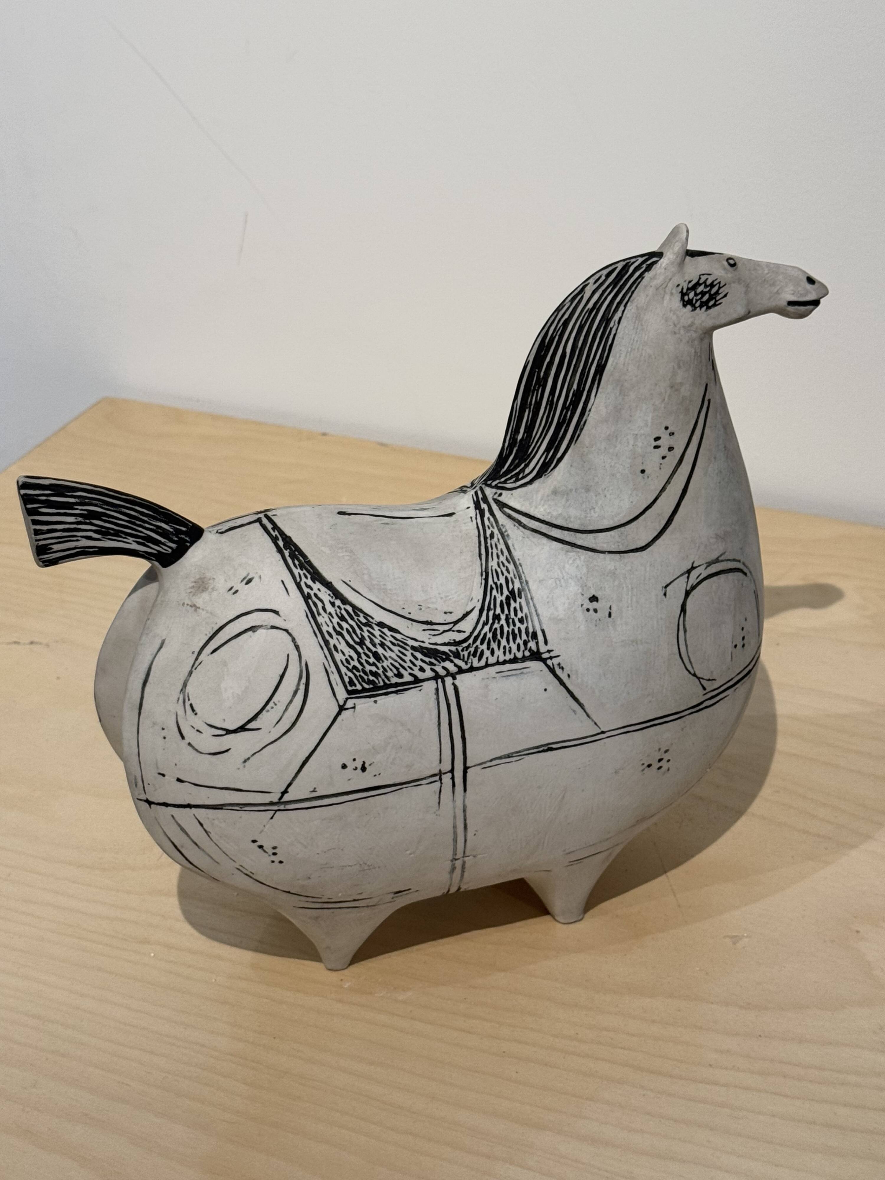 Great horse by Stig Lindberg, gustavberg studio 1952-1972