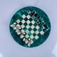 Decorative chess set in malachite, 1950–1970