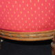 sofa style louis xvi th model medallion basket