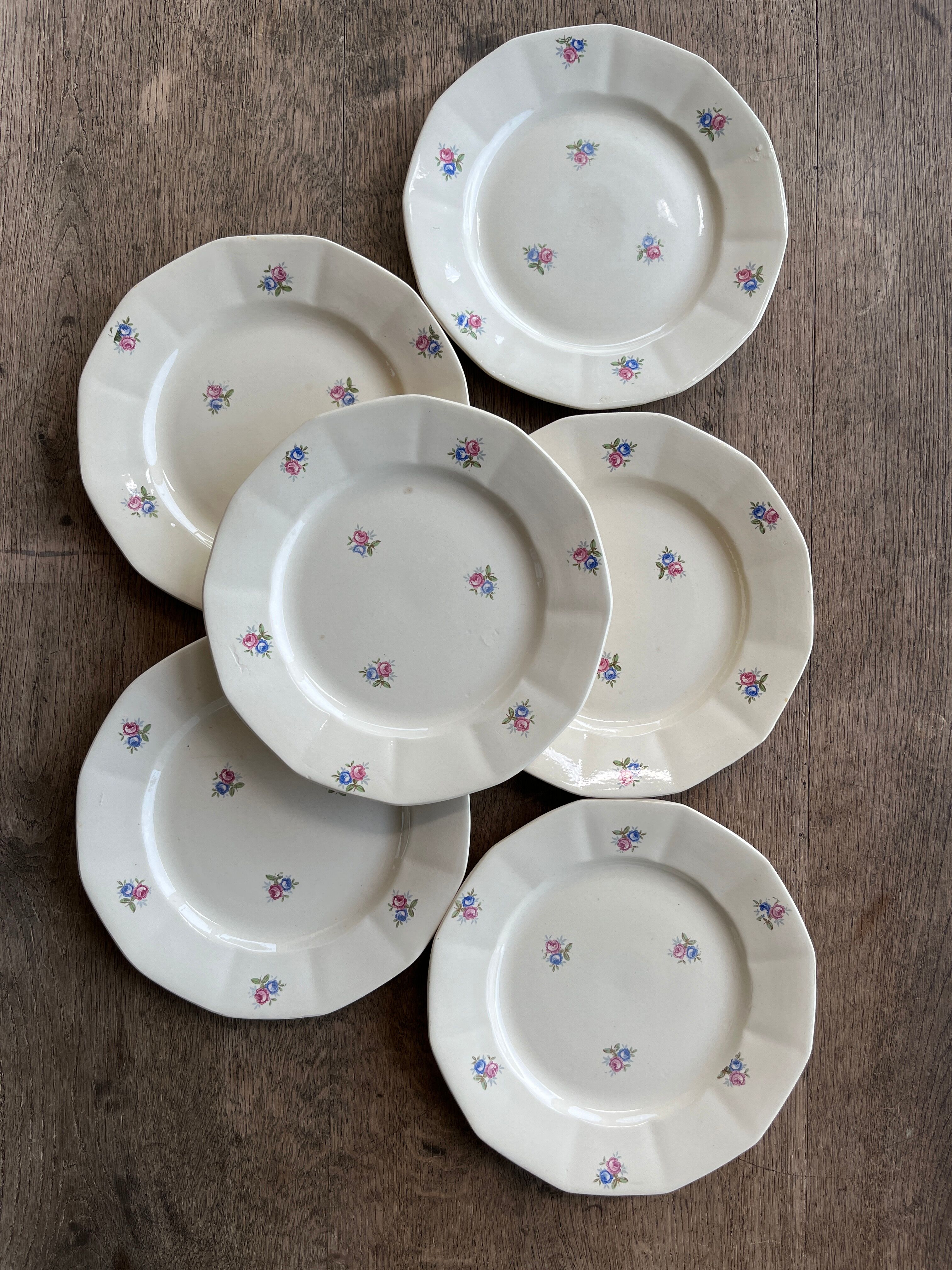 6 plates Sarreguemines Digoin