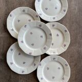 6 plates Sarreguemines Digoin