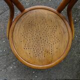 Set of 4 Kohn bistro chairs no. 30 from 1910, wooden seat