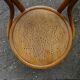 Lot de 4 chaises Kohn bistrot n°30 de 1910, assise bois