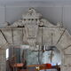 An antique decorative mirror. France 1950s.