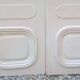 Set of large double old molded cupboard doors